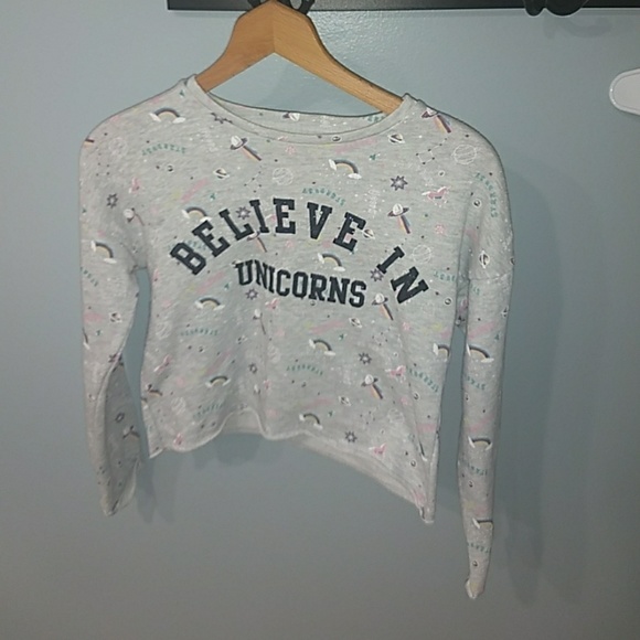 Unicorn crop top